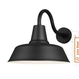 Barn Light 1-Light Matte Black Modern Farmhouse Outdoor Wall Mount Lantern Sconc